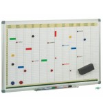 1876-PLANING ANUAL MAGNETICO CON MARCO DE ALUMINIO 60X90 CM. FAIBO PLA