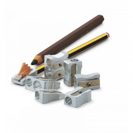 1877-SACAPUNTAS METALICO DOBLE CON FORMA DE CUNA 100% RECICLABLE FAIBO 2003