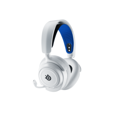 Steelseries ARCTIS NOVA 7P WHITE Auriculares Inalambrico Diadema Juego Bluetooth Azul, Blanco