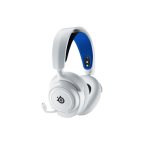 Steelseries ARCTIS NOVA 7P WHITE Auriculares Inalambrico Diadema Juego Bluetooth Azul, Blanco