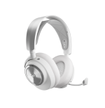 Steelseries Arctis Nova Pro Wireless Auriculares Inalambrico y alambrico Diadema Juego Bluetooth Plata, Blanco