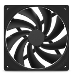 NZXT F140Q Carcasa del ordenador Ventilador 14 cm Negro 1 pieza(s)