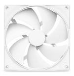 NZXT F140P Carcasa del ordenador Ventilador 14 cm Blanco 1 pieza(s)