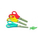 1883-TIJERA ESCOLAR EMPUNADURA PLASTICO CON HOJA EN ACERO INOXIDABLE Y PUNTA ROMA 13 CM. FAIBO TE13