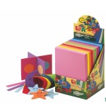 1885-EXPOSITOR 100 LAMINAS GOMA EVA 20X30 CM. 10 COLORES SURTIDOS FAIBO 653EXP