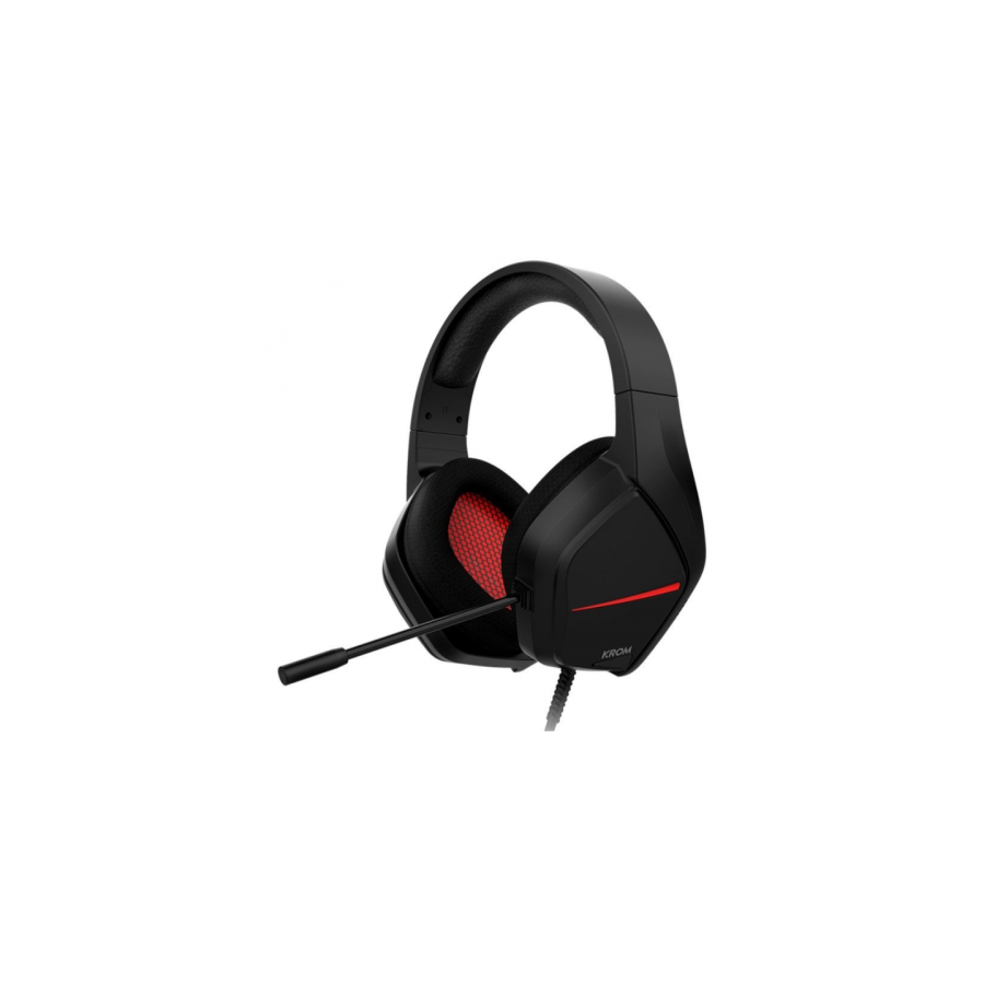 18851-KROM AURICULARES GAMING NEGRO/ROJO