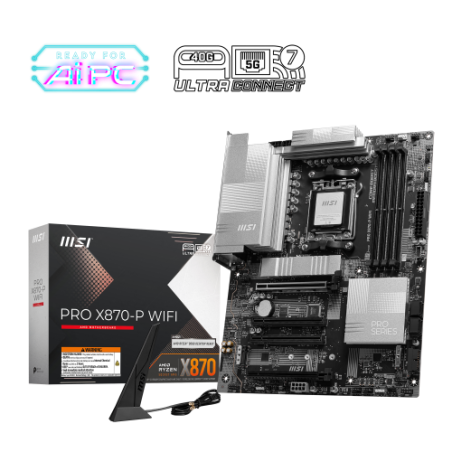 PLACA MSI PRO X870-P WIFI,AMD,AM5,X870,4DDR5,ATX