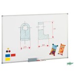 1890-PIZARRA MAGNETICA BLANCA DE ACERO LACADO 120X180 CM. MARCO ALUMINIO FAIBO 840-12T