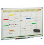 1897-PLANING MENSUAL MAGNETICO CON MARCO DE ALUMINIO 60X90 CM. FAIBO PLM