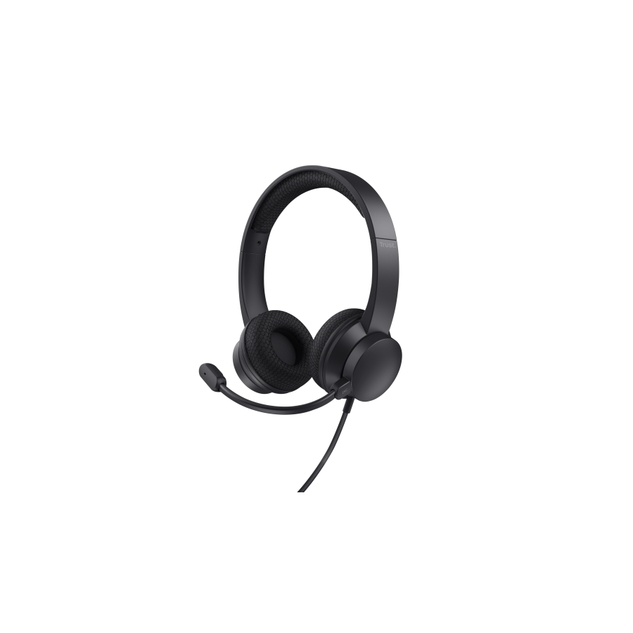 18981-Trust Ayda Auriculares Alambrico Diadema Llamadas/Musica USB tipo A Negro