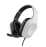 18985-Trust GXT 415W Zirox Auriculares Alambrico Diadema Juego Blanco