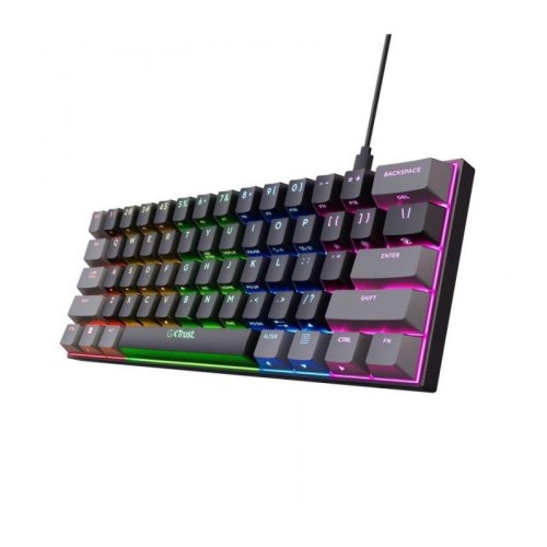 18989-TRUST GXT867 ACIRA 60% MINI GAMING KEYBOARD ES