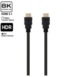 19011-EWENT ULTRA HIGH SPEED HDMI 2.1 CABLE WITH ETHERNET, BLACK, M/M 10,0M, 8K@60HZ, HDR