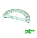 1902-SEMICIRCULO TRANSPARENTE EN PLASTICO INYECTADO GRADUADO Y BISELADO 15 CM. FAIBO 216