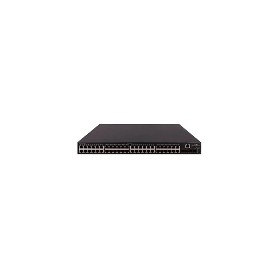 H3C S5130S-52S-PWR-EI-AC L2 Ethernet Switch with 48*10/100/1000BASE-T PoE+ Ports (AC 370W) and 4*1G/10G BASE-X SFP Plus Ports,(A