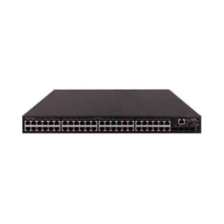 H3C S5130S-52S-PWR-EI-AC L2 Ethernet Switch with 48*10/100/1000BASE-T PoE+ Ports (AC 370W) and 4*1G/10G BASE-X SFP Plus Ports,(A