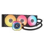 19060-Corsair iCUE LINK TITAN 360 RX LCD Procesador Refrigerador de aire 12 cm Negro 1 pieza(s)