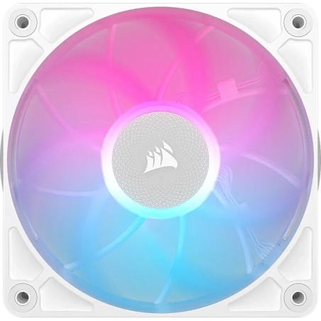 19067-VENTILADOR CAJA CORSAIR RX RGB MAX Series, iCUE LINK RX120 RGB MAX White, 120mm RGB Fan, Single Fan CO-9051037-WW