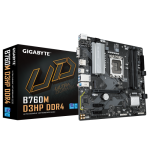 19095-GIGABYTE B760M D3HP DDR4 - Compatible con CPUs Intel Core de 14a generacion, VRM Digital 4+1+1 fases, hasta 5333MH