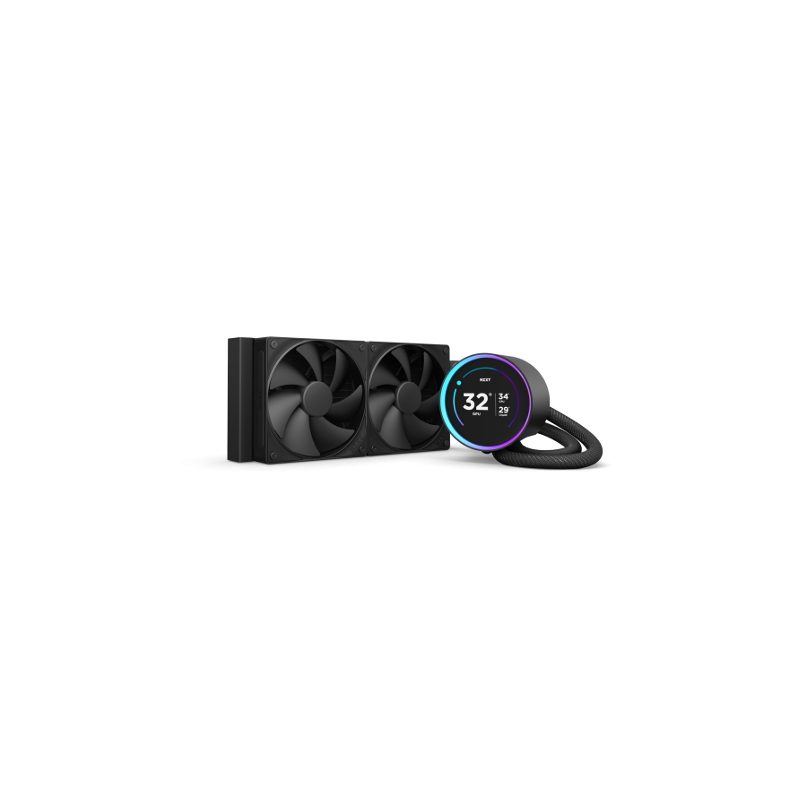 19113-NZXT Kraken Elite 240 Procesador Sistema de refrigeracion liquida todo en uno 12 cm Negro 1 pieza(s)