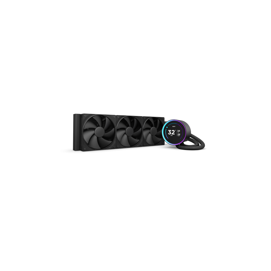 19115-NZXT Kraken Elite 360 Procesador Sistema de refrigeracion liquida todo en uno 12 cm Negro 1 pieza(s)