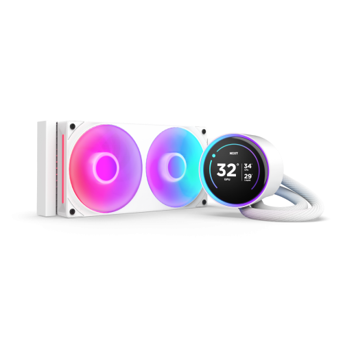 19119-NZXT Kraken Elite 240 RGB Procesador Sistema de refrigeracion liquida todo en uno 12 cm Blanco 1 pieza(s)