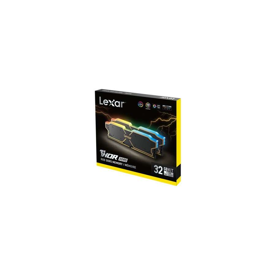 19125-LEXAR THOR RGB DDR5 32GB 2X16GB 6000MHZ CL38