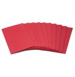 1913-BOLSA DE 10 LAMINAS GOMA EVA 40X60 CM. EN COLOR ROJO FAIBO 1655-10-03