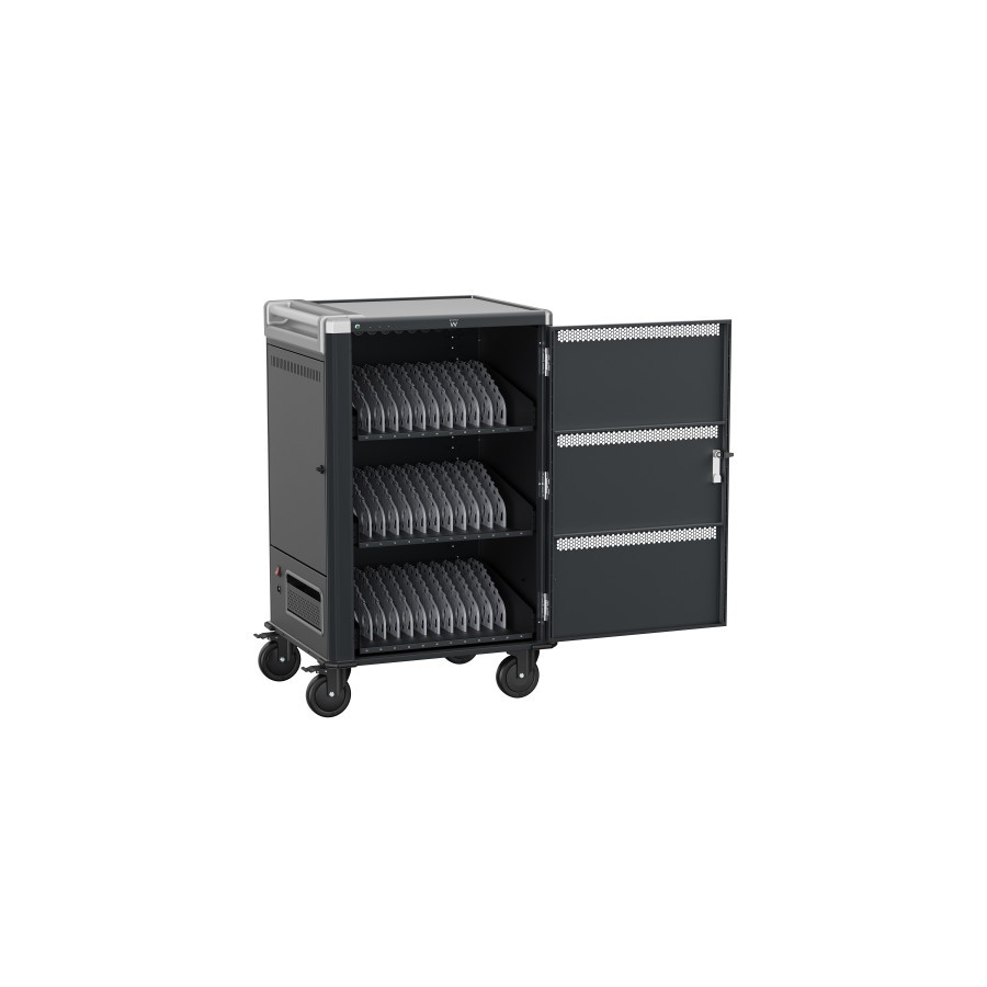 19153-Ewent EW1701 carrito y armario de dispositivo portatil Armario de gestion y carga para dispositivos portatiles Neg