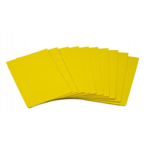 1916-BOLSA DE 10 LAMINAS GOMA EVA 40X60 CM. EN COLOR AMARILLO FAIBO 1655-10-05