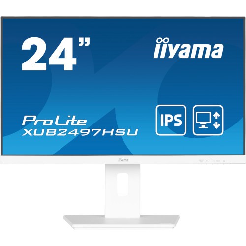 19233-iiyama ProLite XUB2497HSU-W2 pantalla para PC 60,5 cm (23.8") 1920 x 1080 Pixeles Full HD LED Blanco
