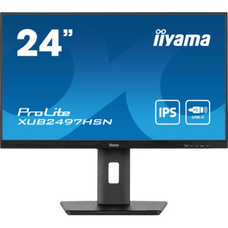 19237-IIYAMA PANTALLA DE 24´´ CON PANEL EN TECNOLOGIA IPS, USB-C DOCK Y RJ45 (LAN)