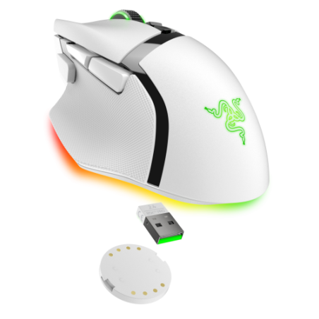 19280-RATON RAZER BASILISK V3 PRO 35K BLANCO (RZ01-05240200-R3G1)