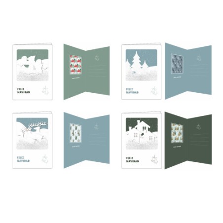 19373-TARJETA NAVIDAD CON RELIEVE BISMARK 331679