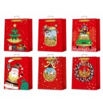 19377-BOLSA NAVIDAD ROJA C/ CONFETTI BISMARK 332865