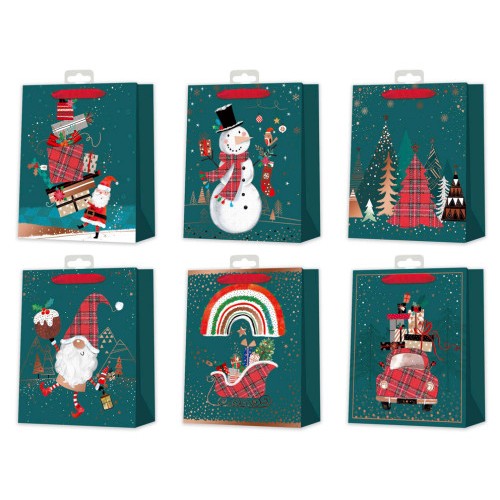 19378-BOLSA NAVIDAD FOIL BONCE BISMARK 332867