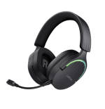 19415-Trust GXT 491 Fayzo Auriculares Inalambrico y alambrico Diadema Juego USB Tipo C Bluetooth Negro