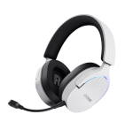 19417-Trust GXT 491W FAYZO Auriculares Inalambrico y alambrico Diadema Juego USB Tipo C Bluetooth Negro, Blanco