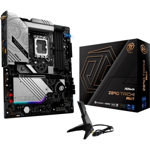 19437-PLACA ASROCK Z890 TAICHI LITE,INTEL,1851,Z890,4DDR5,256GB,2HDMI+THUNDERBOLT,4SATA3+4M.2,1X5 +1X2.5 GIGABITLAN,WIFI