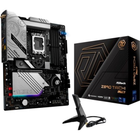 19437-PLACA ASROCK Z890 TAICHI LITE,INTEL,1851,Z890,4DDR5,256GB,2HDMI+THUNDERBOLT,4SATA3+4M.2,1X5 +1X2.5 GIGABITLAN,WIFI