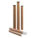 19629-TUBO CARTON PORTAPLANOS CON TAPAS 640 X 60 MM FAIBO 950-3