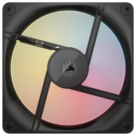19647-Corsair iCUE LINK LX140-R RGB Carcasa del ordenador Ventilador 14 cm Negro 2 pieza(s)