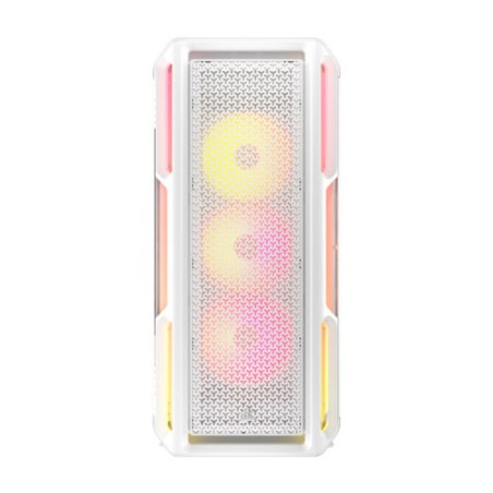 CAJA CORSAIR 5000T LX RGB TEMPERED GLASS MID-TOWER CASE WHITE CC-9011299-WW