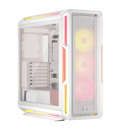 CAJA CORSAIR 5000T LX RGB TEMPERED GLASS MID-TOWER CASE WHITE CC-9011299-WW