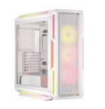CAJA CORSAIR 5000T LX RGB TEMPERED GLASS MID-TOWER CASE WHITE CC-9011299-WW