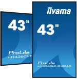 19698-MONITOR IIYAMA 43" 3840X2160, UHD, 500CD/M2, MM 2X 10W, 3X HDMI, USB X2 (V2.0), WIFI,  PLUG DDC2B / RS232C XL, IIS