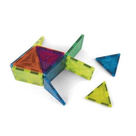 19708-CAJA BLOQUES MAGNETICOS TRANSPARENTES 18PCS APLI 19419