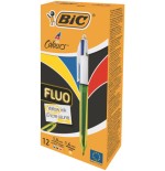 19727-BOLIGRAFO 4 COLORES FLUO BIC 982868