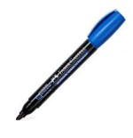 19741-MARCADOR MULTIMARK WINNER 54-E AZUL PUNTA BISELADA Y SIN CLIP FABER CASTELL 153151