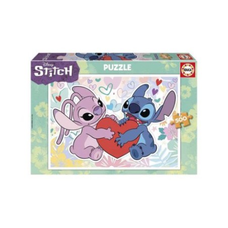 19774-CAJA PUZZLE 500 DISNEY STITCH EDUCA BORRAS 19911